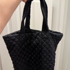 MZ Wallace Black Quilted Tote Bag